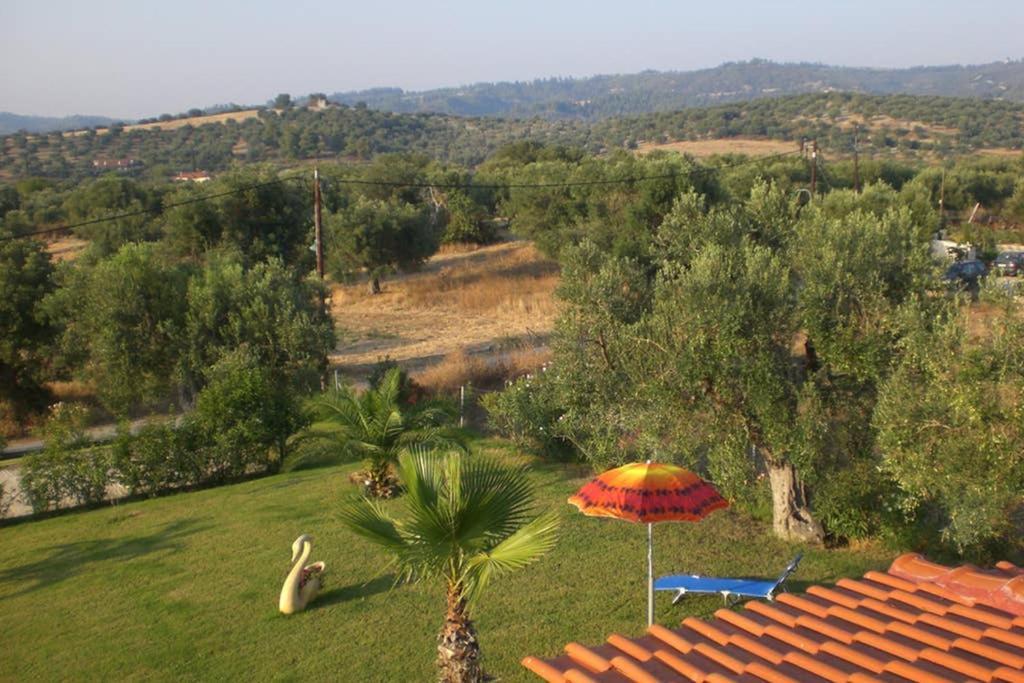 Wonderful Villa With Great View In Posidi-Каландра Екстер'єр фото